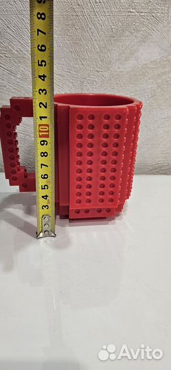 Кружка пластиковая в стиле Lego