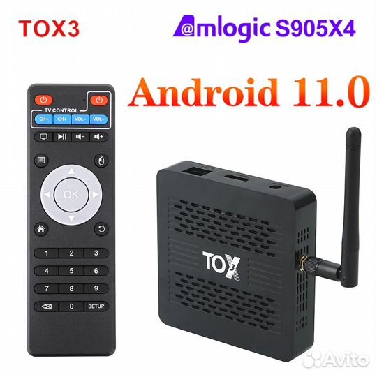 TOX3 (нов. тв бокс от Ugoos 4/32Gb с уст.прогр.)