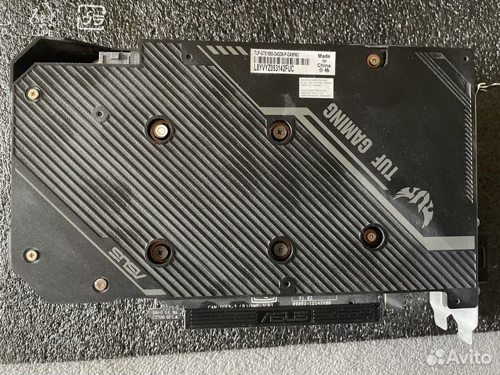 Видеокарта nvidia gtx 1650 tuf gaming asus
