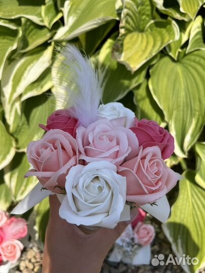 Букет цветов из мыла