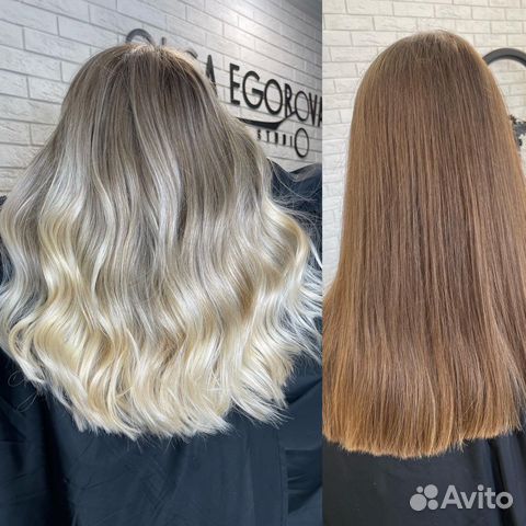 Окрашивание волос сложное оокрашивание