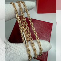 Цепочка золотая якорная 55 грамм (алмазная грань)