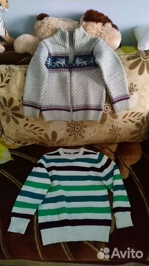 Свитера на мальчика 4-7 лет
