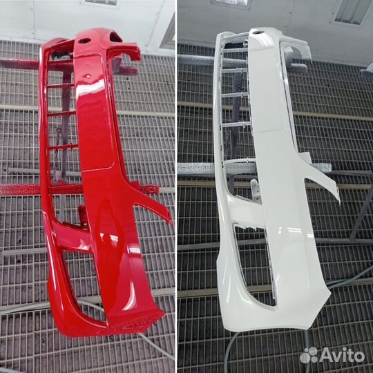 Бампер передний Шкода Фабия в цвет