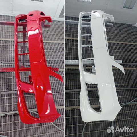 Бампер передний Шкода Фабия в цвет