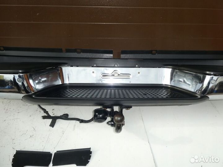 Задний бампер хром VW amarok фаркоп