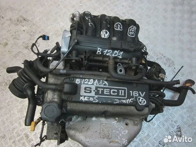 Двигатель B12D1 Chevrolet Aveo T250 Авео 1.2