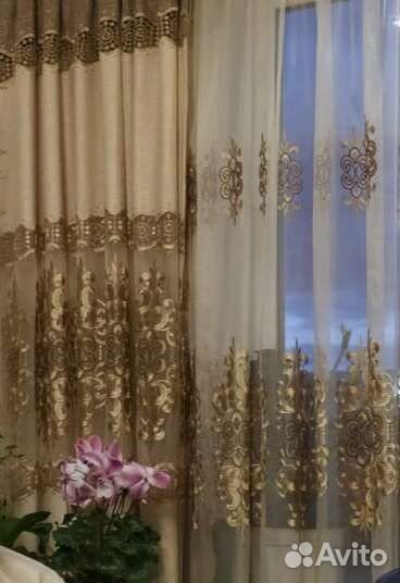 Комплект шторы и тюль