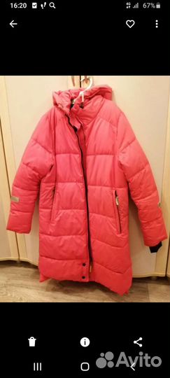 Пуховик для девочки 152