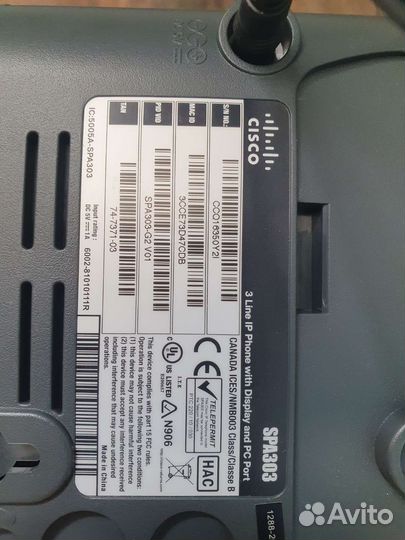 Ip телефон Cisco spa303