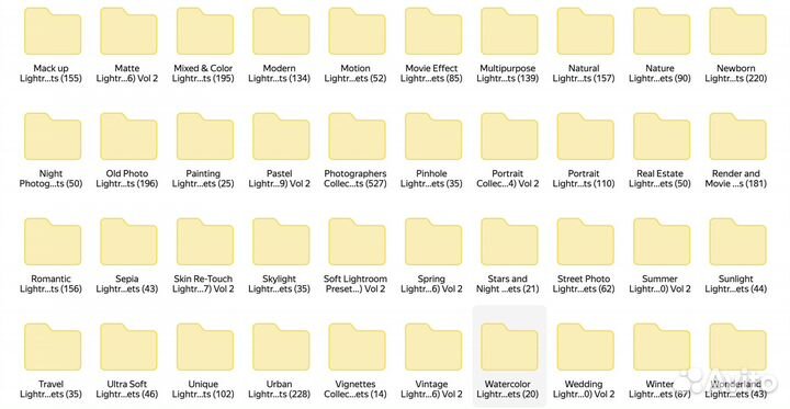 Пресеты lightroom/лайтрум 11000 штук