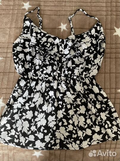 Майка с рюшками