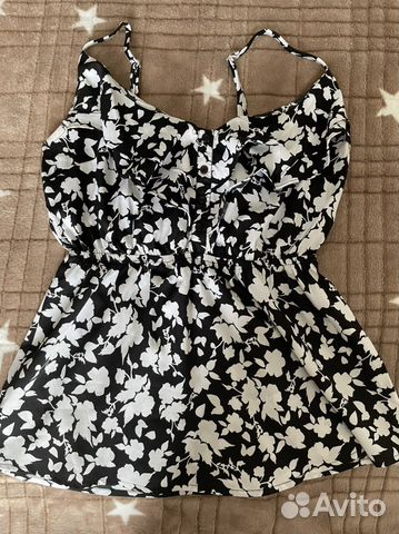 Майка с рюшками