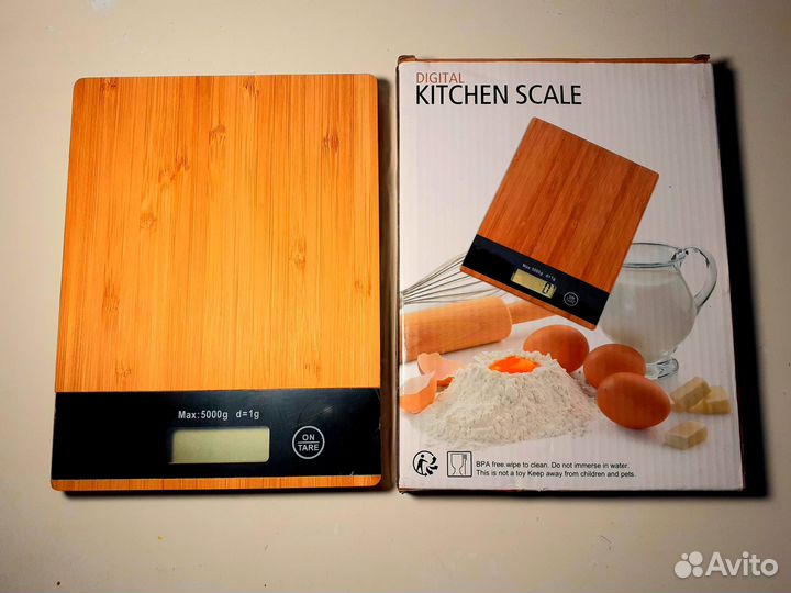 Весы кухонные пищевые грамовые, электронные, новые