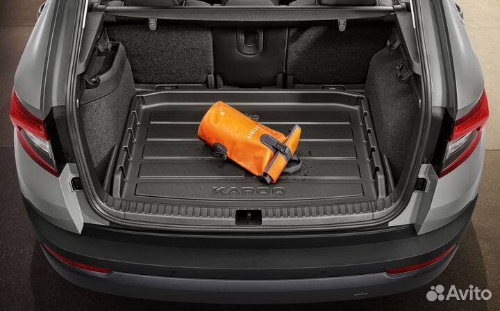 Оригинальный поддон в багажник для Skoda Karoq