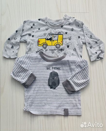 Вещи пакетом на мальчика 74 80 86