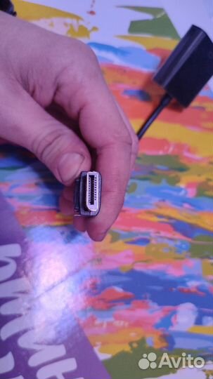 Переходник displayport to vga