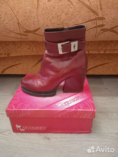 Ботильоны женские 37 размер натуральная кожа