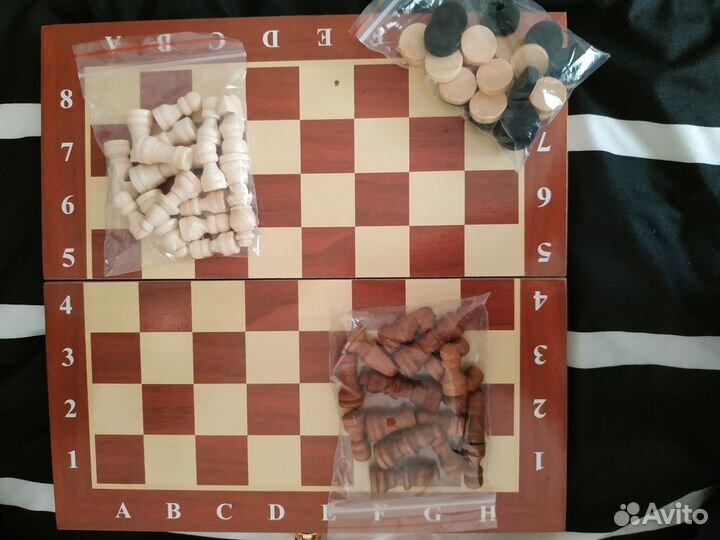 Шахматы нарды шашки 3 в 1