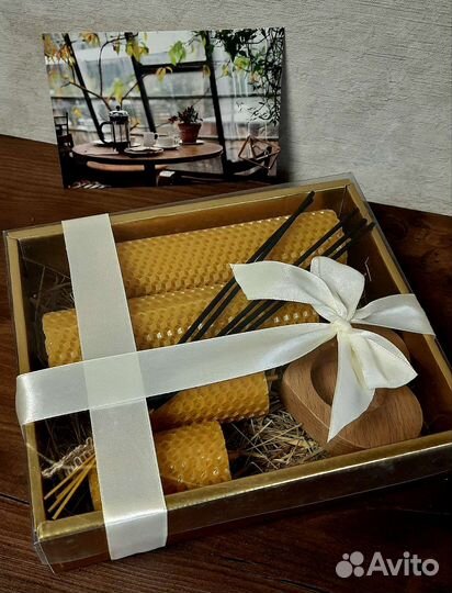 Свечи из вощины подарочные наборы ч.4