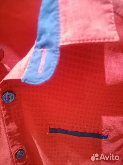 Рубашки на мальчика 128 -134 Белая, синяя, красная