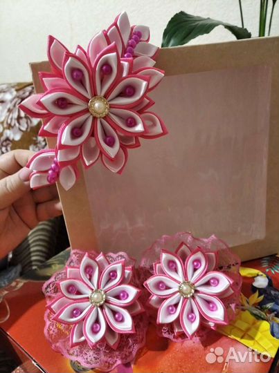 Набор из ободка и двух резинок