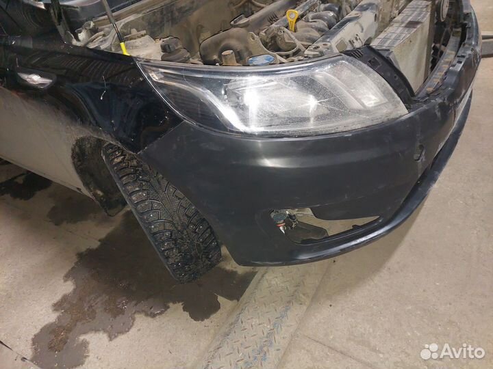 Бампер передний kia rio 3