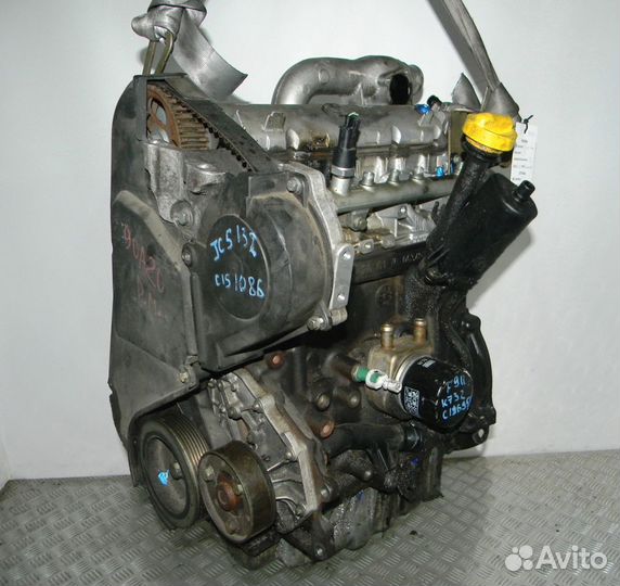 Двигатель на Рено Сценик 1 1,9 dCi F9Q K732