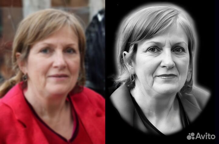 Ретушь фото на памятник