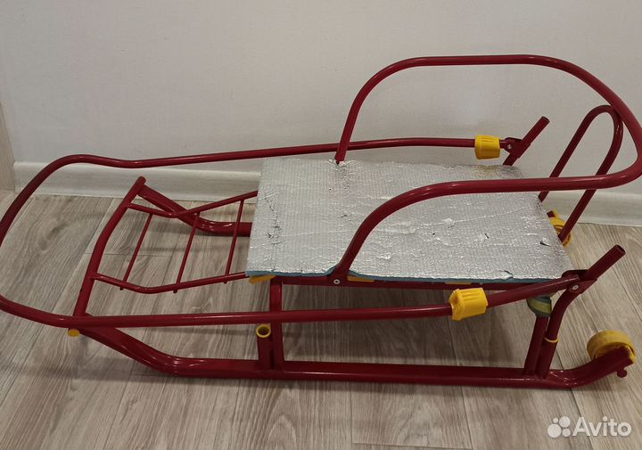 Санки Nika с колёсиками