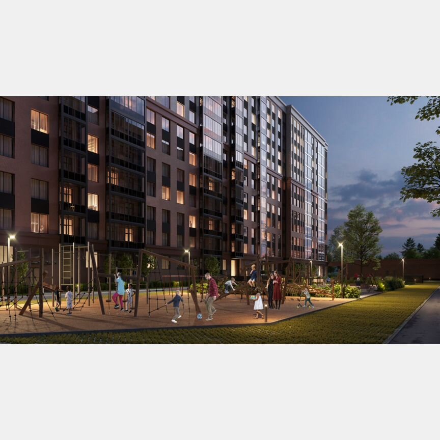 1-к. квартира, 36,8 м², 2/12 эт.