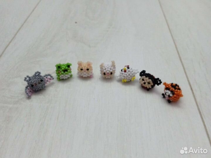 Мини амигуруми из бисера