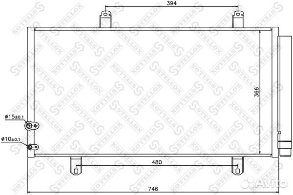 10-45719-SX радиатор кондиционера Toyota Camry