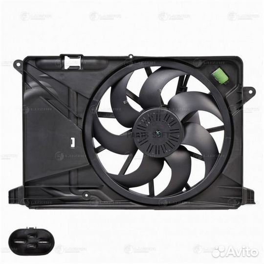 Электровентилятор охлаждения Opel Mokka (13) 1.4T (с кожухом и резистором)