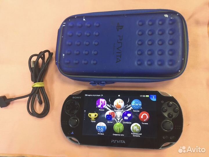PS Vita 3G+WiFi 16 Гб Прошитая+35 игр
