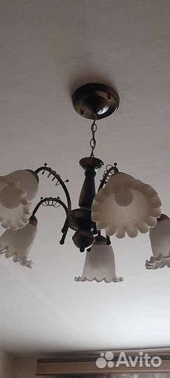Люстра потолочная бу