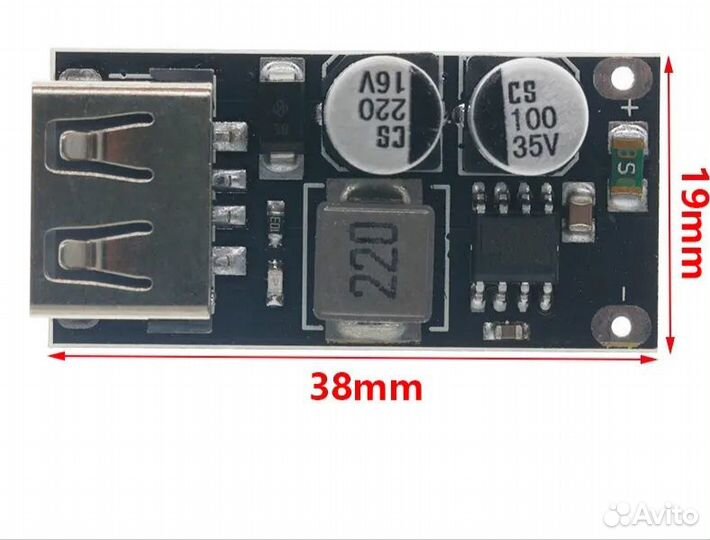 Новый USB модуль зарядки 6-32V
