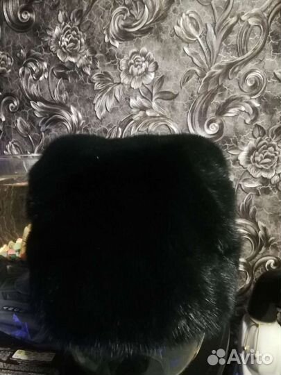 Шапка берет норковый