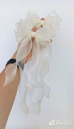 Бантики из органзы