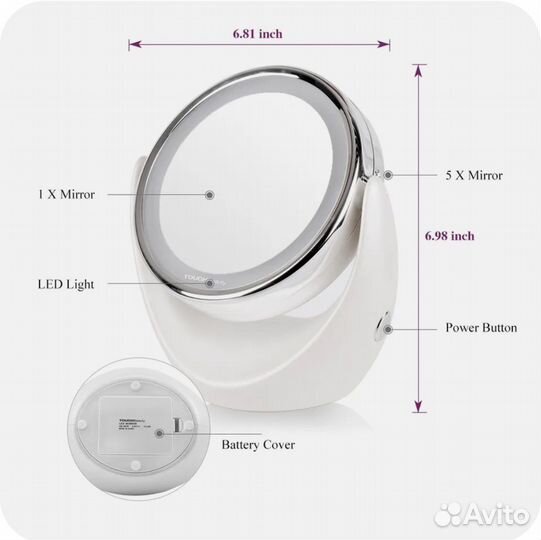 Новое LED зеркало с подсветкой