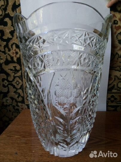 Ваза хрусталь,1975г автор Бердников В.И(антиквар)