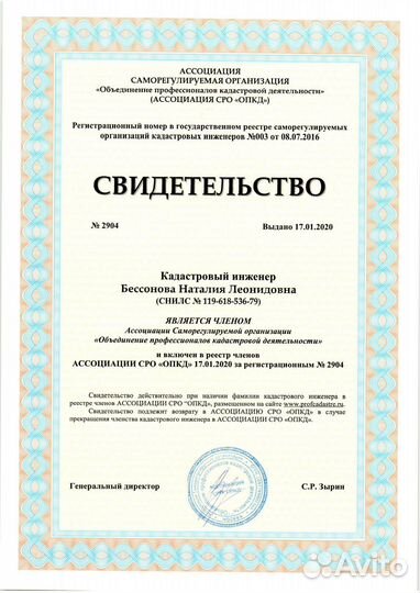 Кадастровый инженер/Судебный эксперт