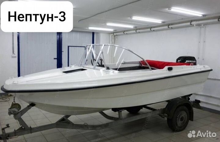 Лобовое стекло на лодку Нептун 3