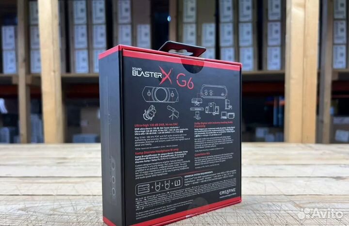 Новые звуковые карты Creative Sound BlasterX G6