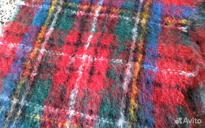 Шарф мохеровый СССР шотландия