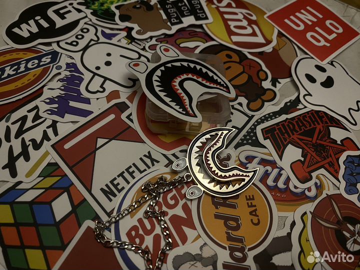 Цепочка (подвеска) bape shark оригинал