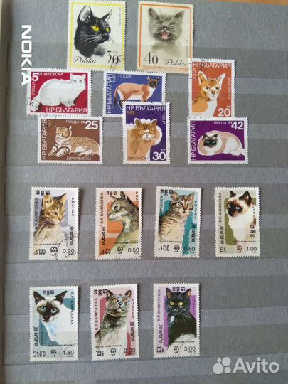 Альбом с марками млекопитающие