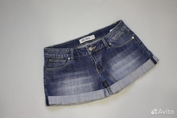 Джинсовые шорты летние S корoткие