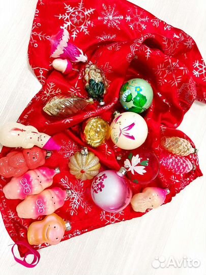 Советские стеклянные игрушки для коллекции