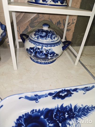 Красивая гжель